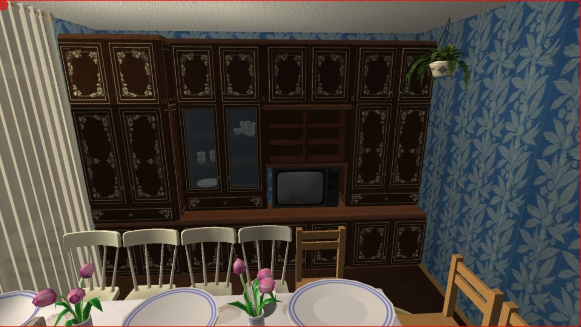 Mieszkanie przeciętnych Polaków w The Sims