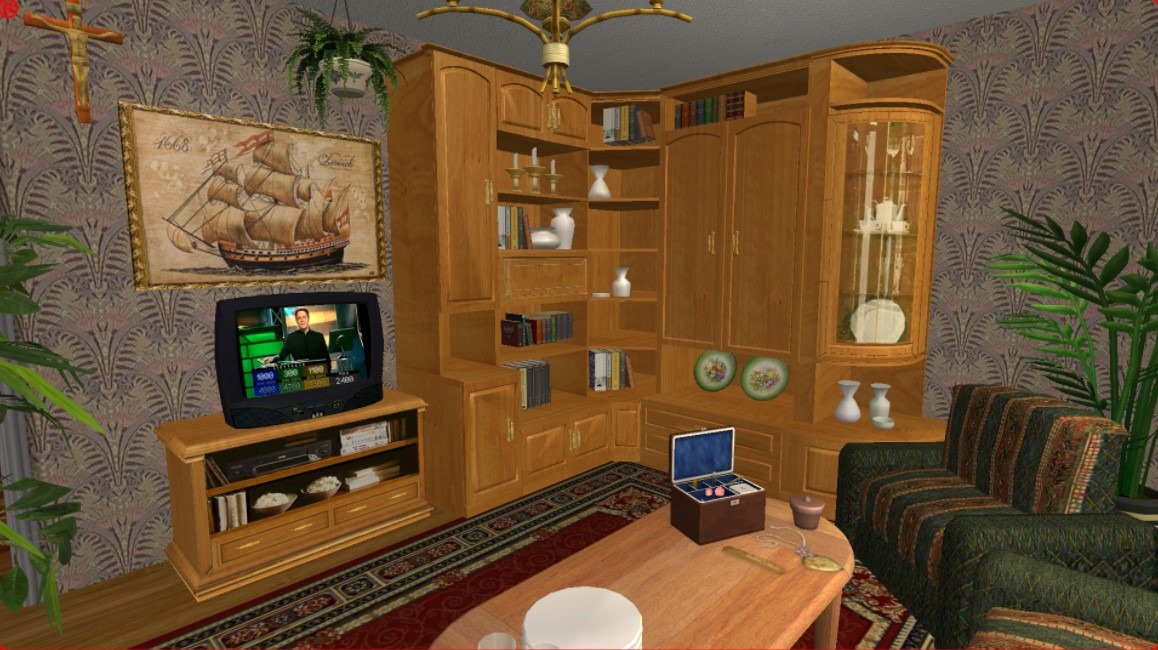 Mieszkania przeciętnych Polaków tworzone w Simsach