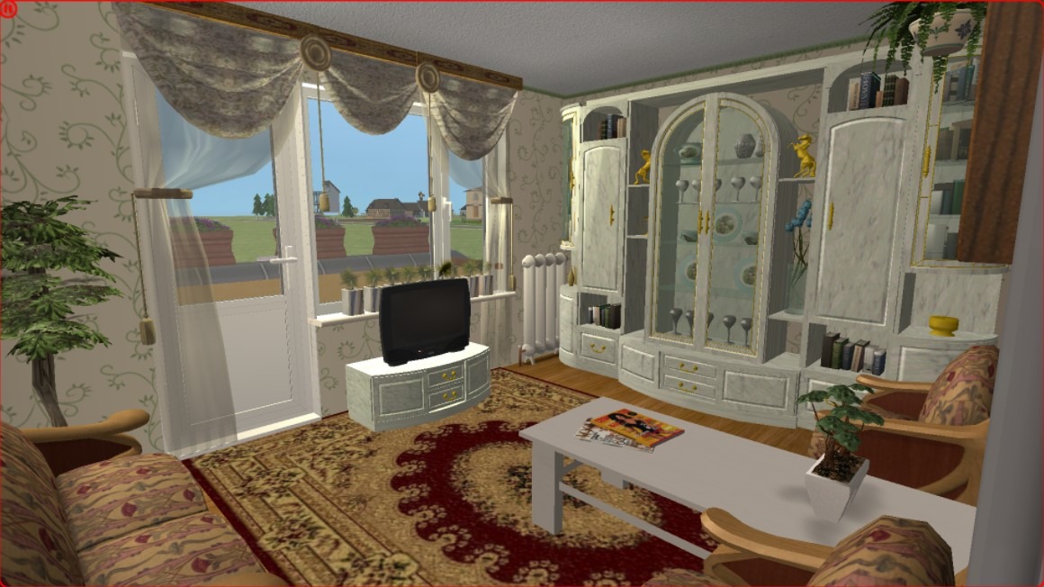 Mieszkanie przeciętnej polskiej rodziny w The Sims